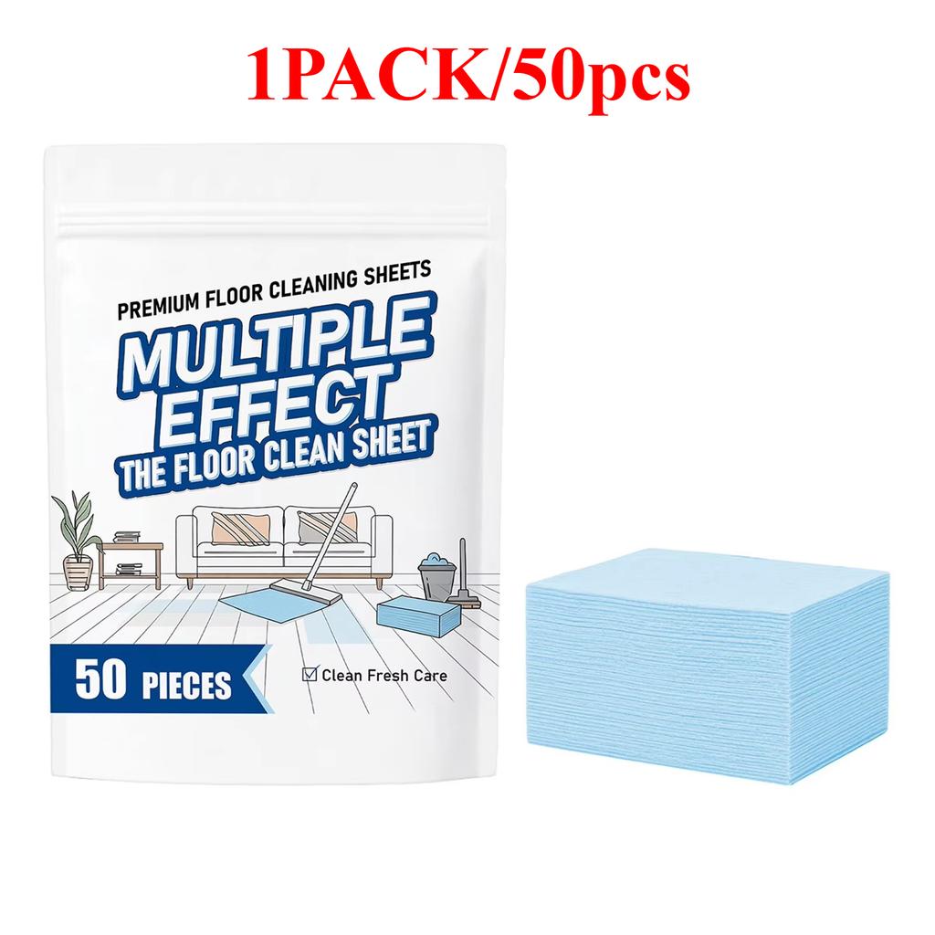 Premium Floor Cleaning Sheets Concentrated Floor Mopping Slices Deep Stain Removal Rapid Dissolve For Hardwood,Tile &Living Room
