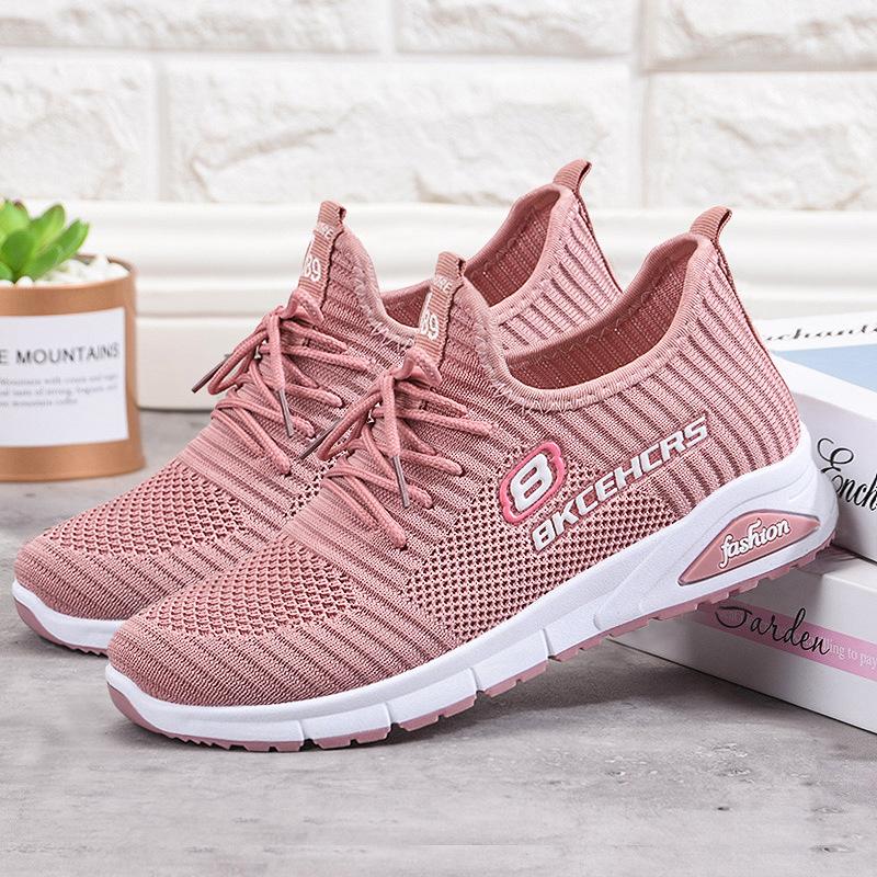 Hot Sale Linghtweight Women Sport Running Shoes Summer Fashion Casual Shoes Mesh Breathable Women Sneakersxf45