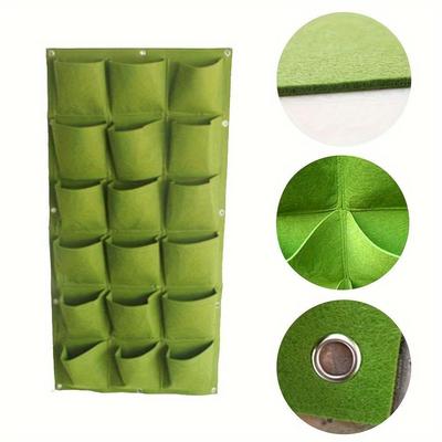 NEU Wandbehangtaschen Pflanztaschen Blumentopf Hausgarten Pflanztasche Garten Pflanzgefäß Vertikal Suculentas Blumentopf Wohnkultur