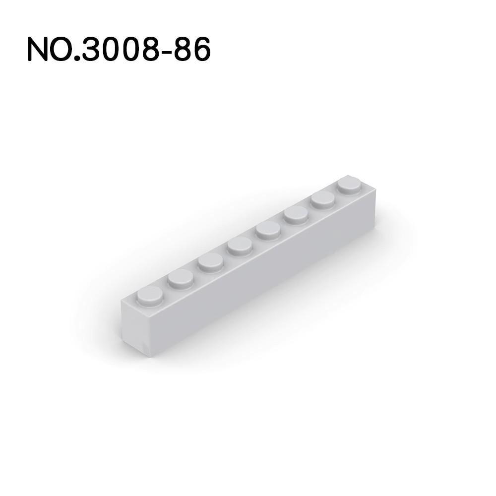 20 ks MOC dílků 3008 kostka 1 x 8 Kompatibilní DIY Sestavitelné Stavebnice Částice Dětská Mozková Puzzle Hračka Dárky k Narozeninám