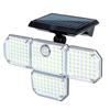 Wall Lamp Solar Energy Waterproof Solid Bright Low Power Consumption Illumination Wide Coverage Area Adjustable Heads Security LED Lights for Outdoor