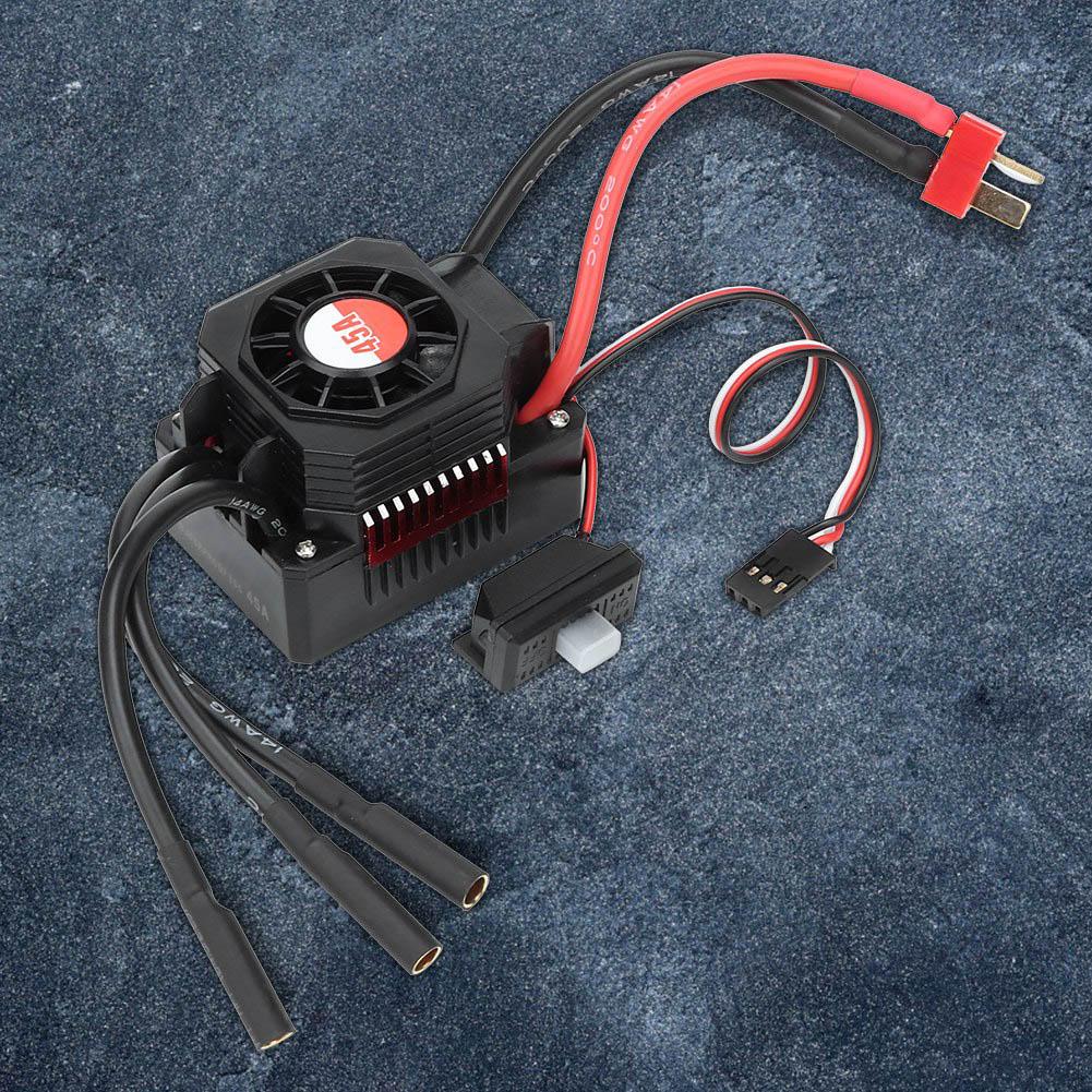 GTSKYTENRC 45A Brushless Waterproof Electric Speed Controller ESC for 1 10 1 12 RC Car
