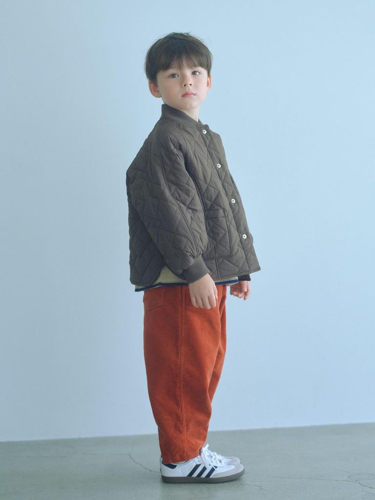 United Arrows Green Label Relaxing Corduroy Curve Pants/Kids, Sizes 100cm-160cm, Stretch, 38141000005, 4950 BRICK(49), 150cm