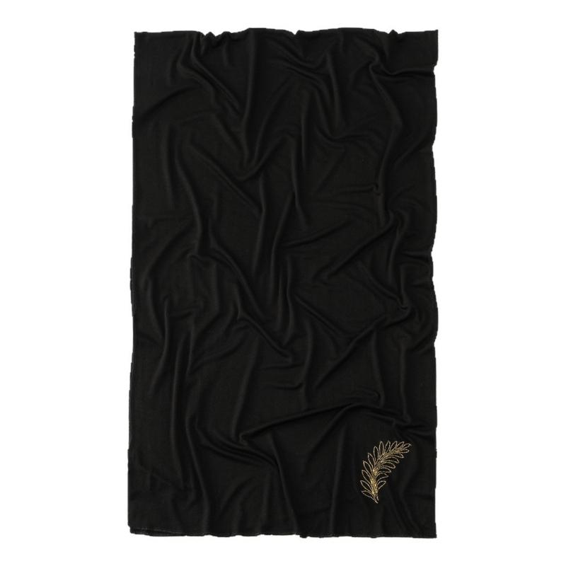 

Kerchief Soft Head Scarf For Women Men As Turban Or Bandana Soft Breathable Fabric Suitable For Daily Wear чорний