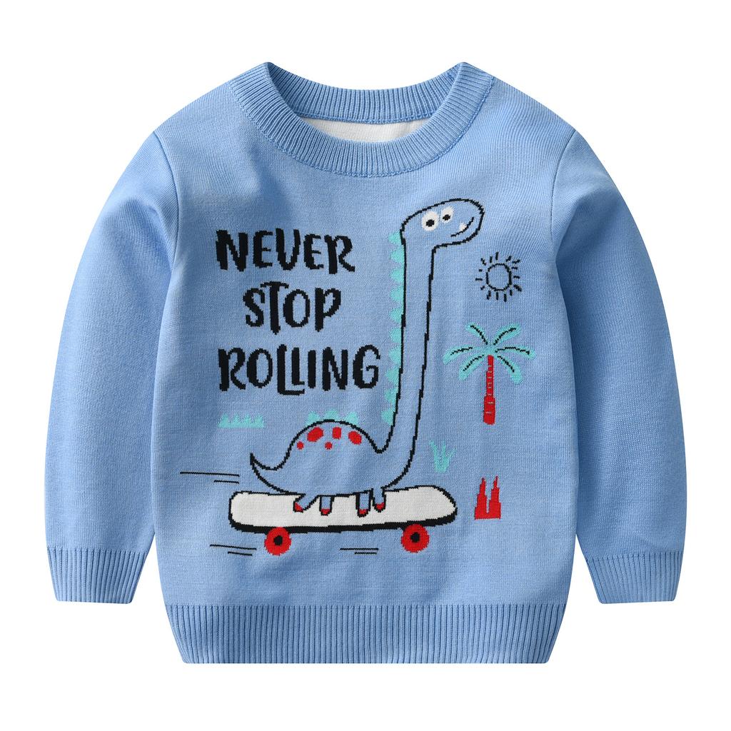 Dziecięcy sweter świąteczny Jesień Zima Dziewczęcy sweter pulowerowy Chłopięcy sweter świąteczny z kreskówek