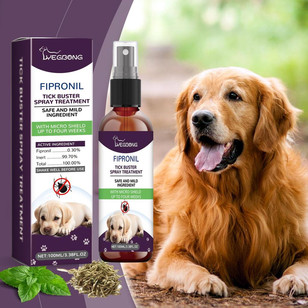 YEGBONG Pet Dewormer Spray Protect Your Beloved Pets with Gentle Ingredients and Healthy Bug Spray.
