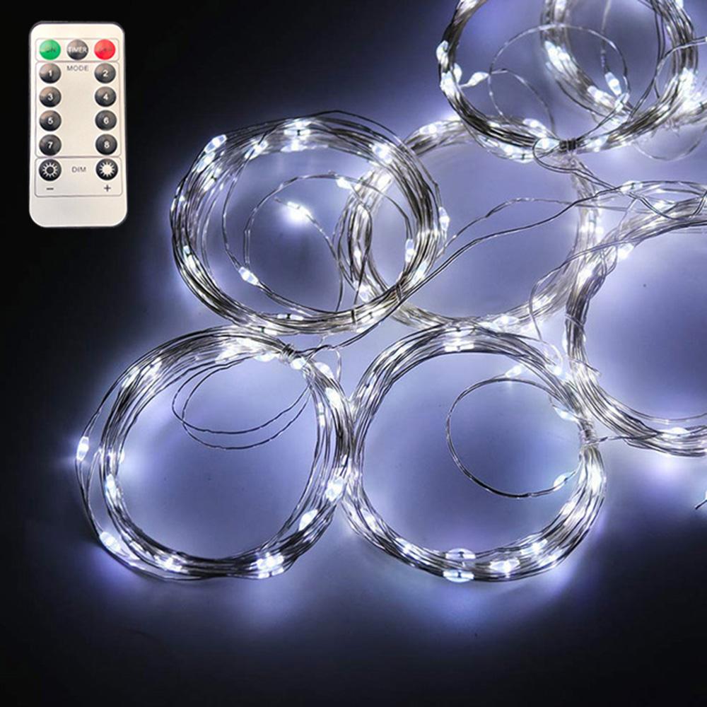 

3 x 3m 300 LEDs USB Powered Copper Wire Curtain Lamp Waterfall Fairy String Light Festival Decoration