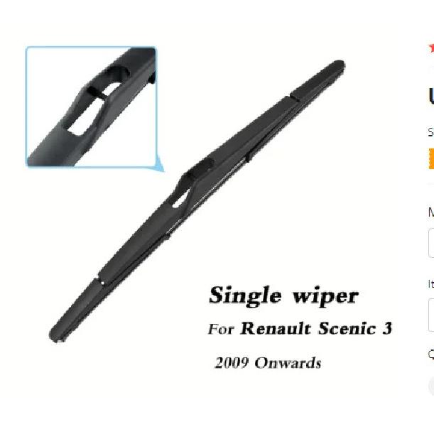 Car Rear Wiper Blades Back Windscreen Wiper Arm For Renault Scenic 3 (2009 Onwards) 310mm,Windshield Auto Styling