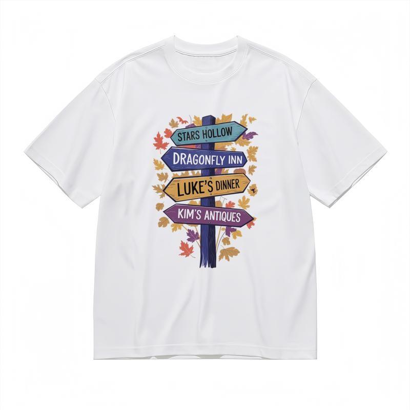 

Men s Fashion Comfy Classic T-Shirt Colorful Arrow Marker Harvest Design Tee L