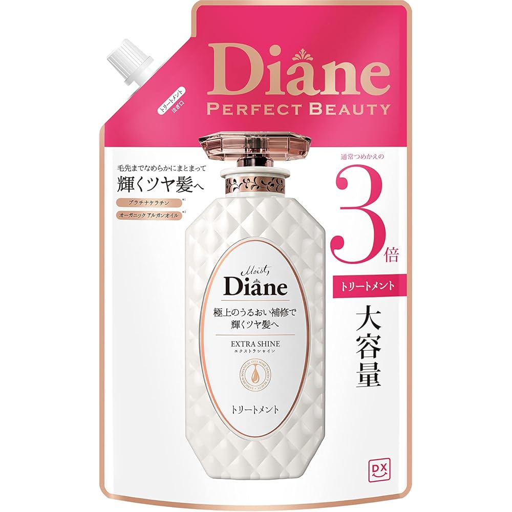 Diane Extra Shine Treatment Floral & Berry Scent 1000ml Hair Care Refill