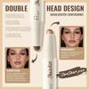 Double Ended Multi Function Contour Stick Long Lasting Highlight & Define for A Three Dimensional Nose Bridge Shadow, Waterproof Foundation
