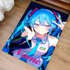Custom personalization Hatsune Miku Print Area Rug - Soft, Washable Non-Slip Indoor Mat,Living Room,Home&Office Decorative Rug