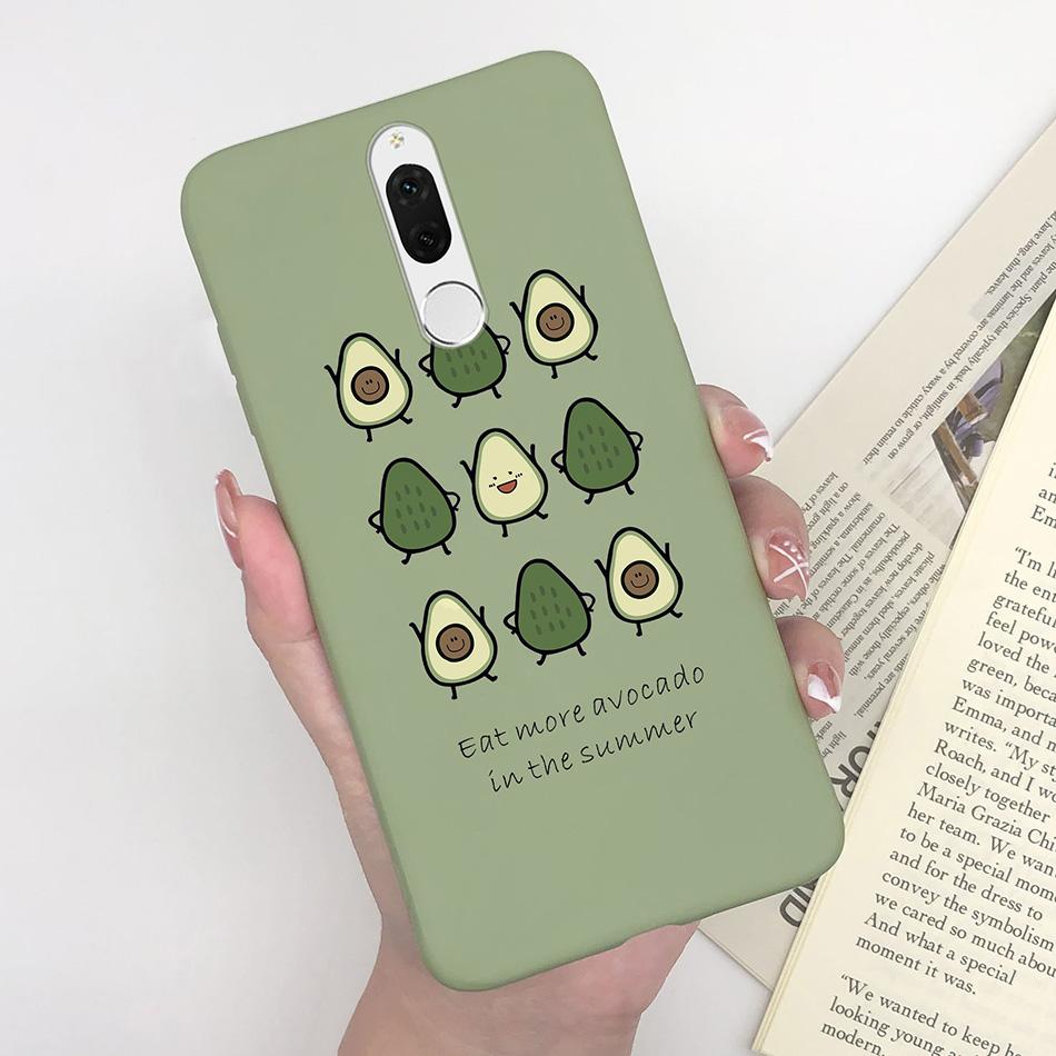 For Huawei Nova 2i Case Cute Candy Matte Soft Silicone Cover For Huawei Mate 10 Lite RNE-L21 RNE-L22 L23 Nova2i Phone Cases Capa