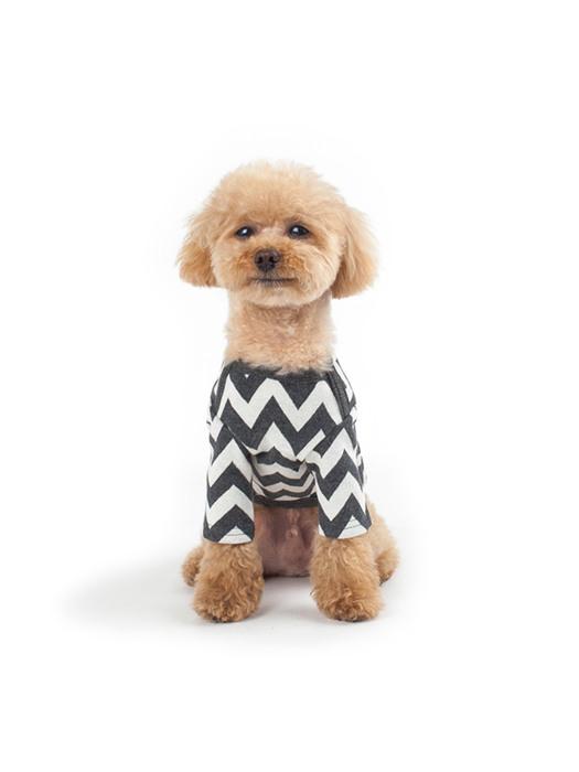 

WE.FAM WEFAM Zigzag T-Shirt - Charcoal XL