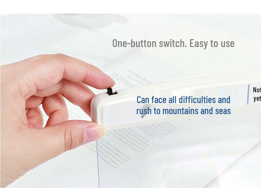 LED Bedside Lamp: Eye-Protecting Night Reading and Study Light with Clip.