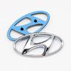 Hyundai Tucson Santa Fe Sonata Elantra Accent Ix35 Ix25 I30 I40 Car Logo Front Rear Emblem Sticker Auto Styling Accessories MM18