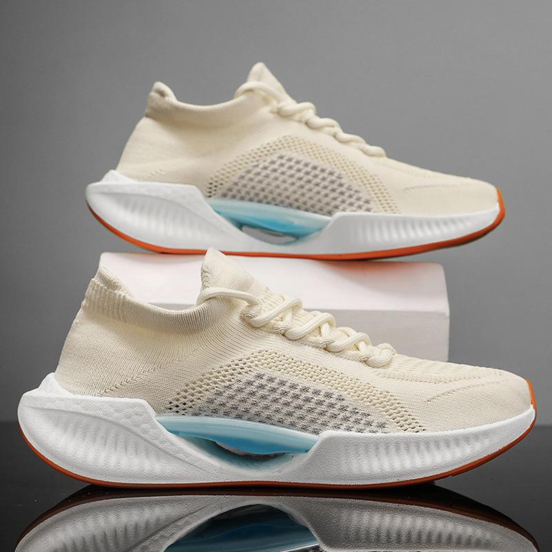 

Летние дышащие и устойчивые к запаху сетчатые кроссовки для спорта и отдыха с толстой подошвой, которые увеличивают высоту папиной модной обуви 44