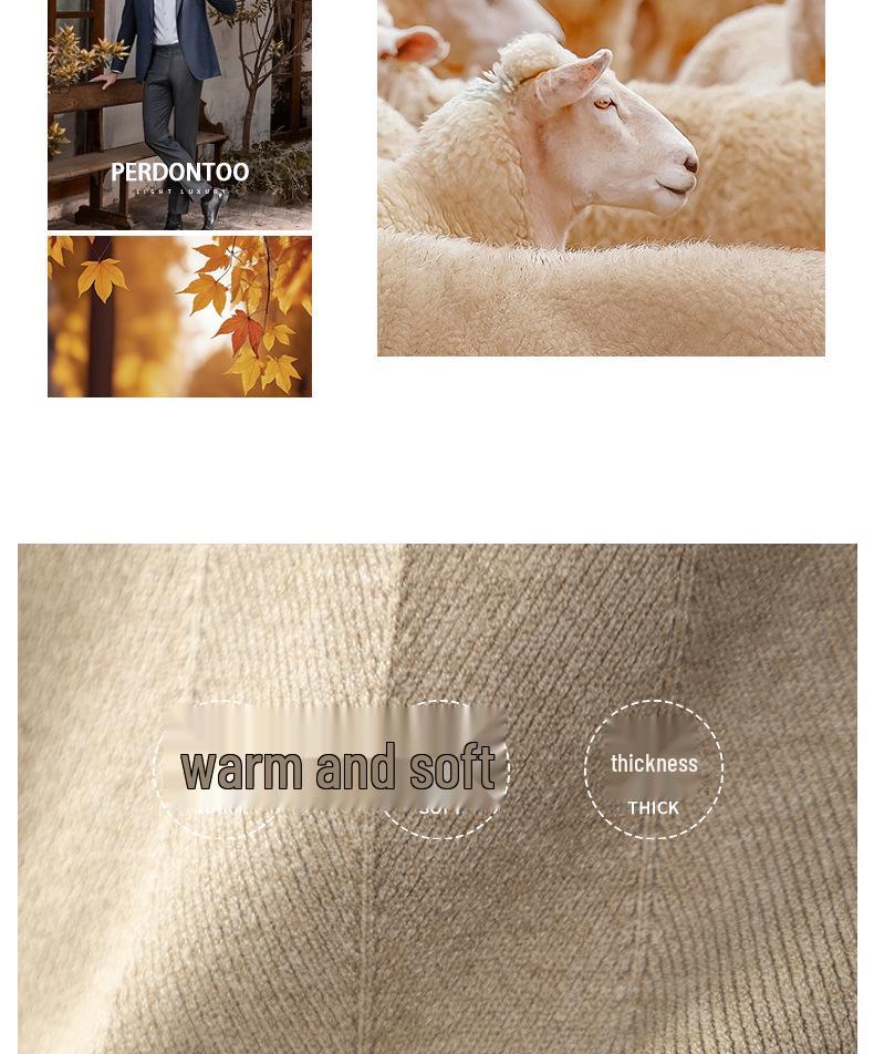 Elegant Lyocell Men's Sweater: Skin-Friendly, Twill Jacquard, Long-Sleeved Base Layer for Autumn/Winter