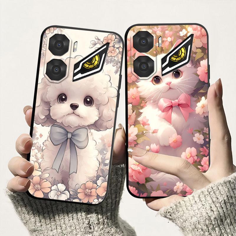 For ZTE Nubia Neo 3 GT Case Soft Silicone Bumper Back Cover For ZTE Nubia Neo 3 5G Fashion Black TPU Print Phone Case