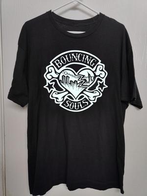 BOUNCING SOULS HEART LOGO  Black All Size S-5XL OM1811 Unisex T-Shirt