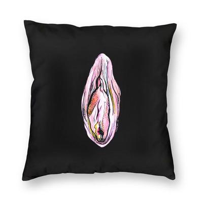 VULVA CION Watercolor Square Pillowcase Pillow Cover Cushion Throw Pillow for Home Sofa Living Room