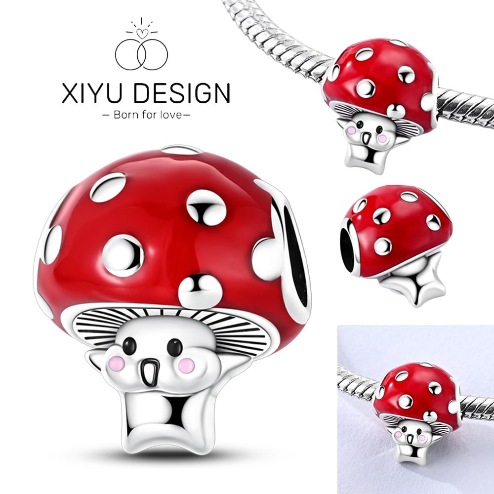 Cute Pet Series Capybara Couples Charms Eat Fruit Beads Fit Diy Copper Bracelet Necklace Women Anniversary Jewelry Gift