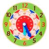 Preschool Hour Minute Second Cognition Learning Clock Wooden Clock Toys Kids Time Enlightenment