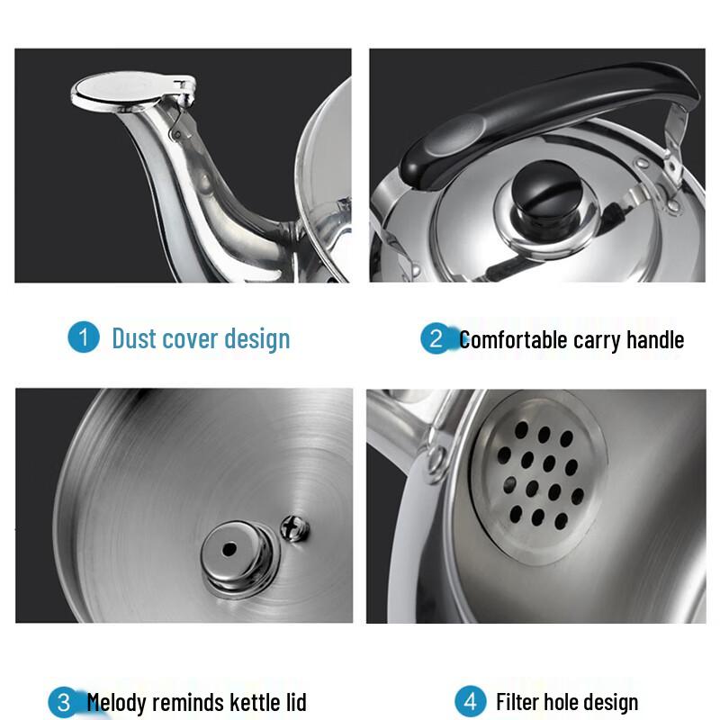 ASD 304 Stainless Steel Whistling Kettle