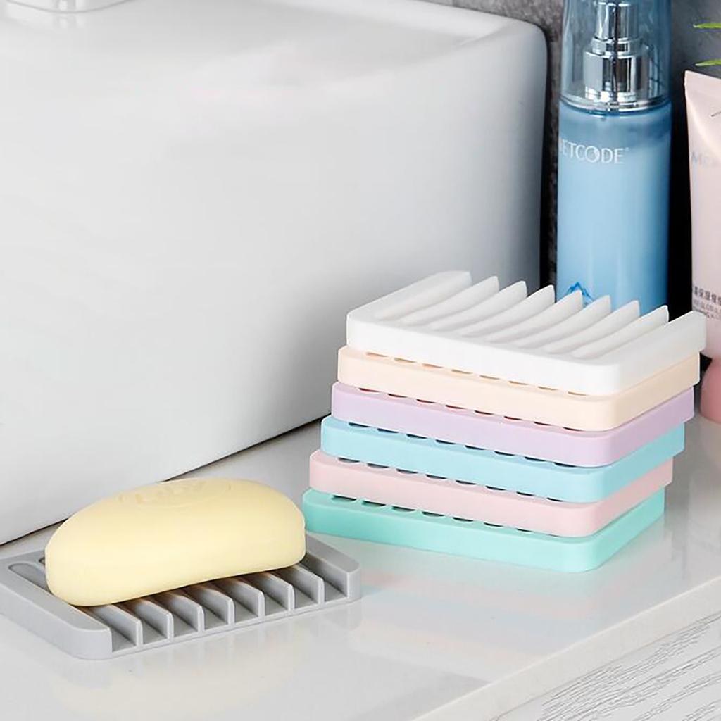Creative Silicone Drainable Soap Dish Soap Holder Soap Holder Soap Holder