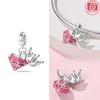 Authentic Pink Box Rocket Badminton Bike Bead Charms Charm Bead Charms Compatible With Bracelets copper Women Jewellery Necklaces Diy Gift