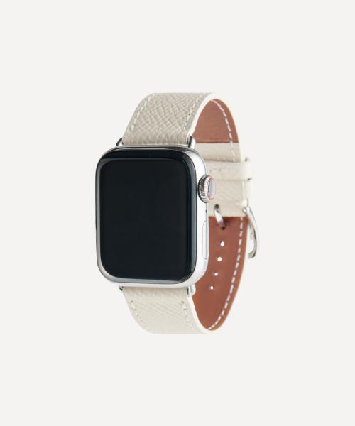 

[ADER error] ADER error Apple Watch Galaxy Watch Leather Strap Epsom White 8_20mm