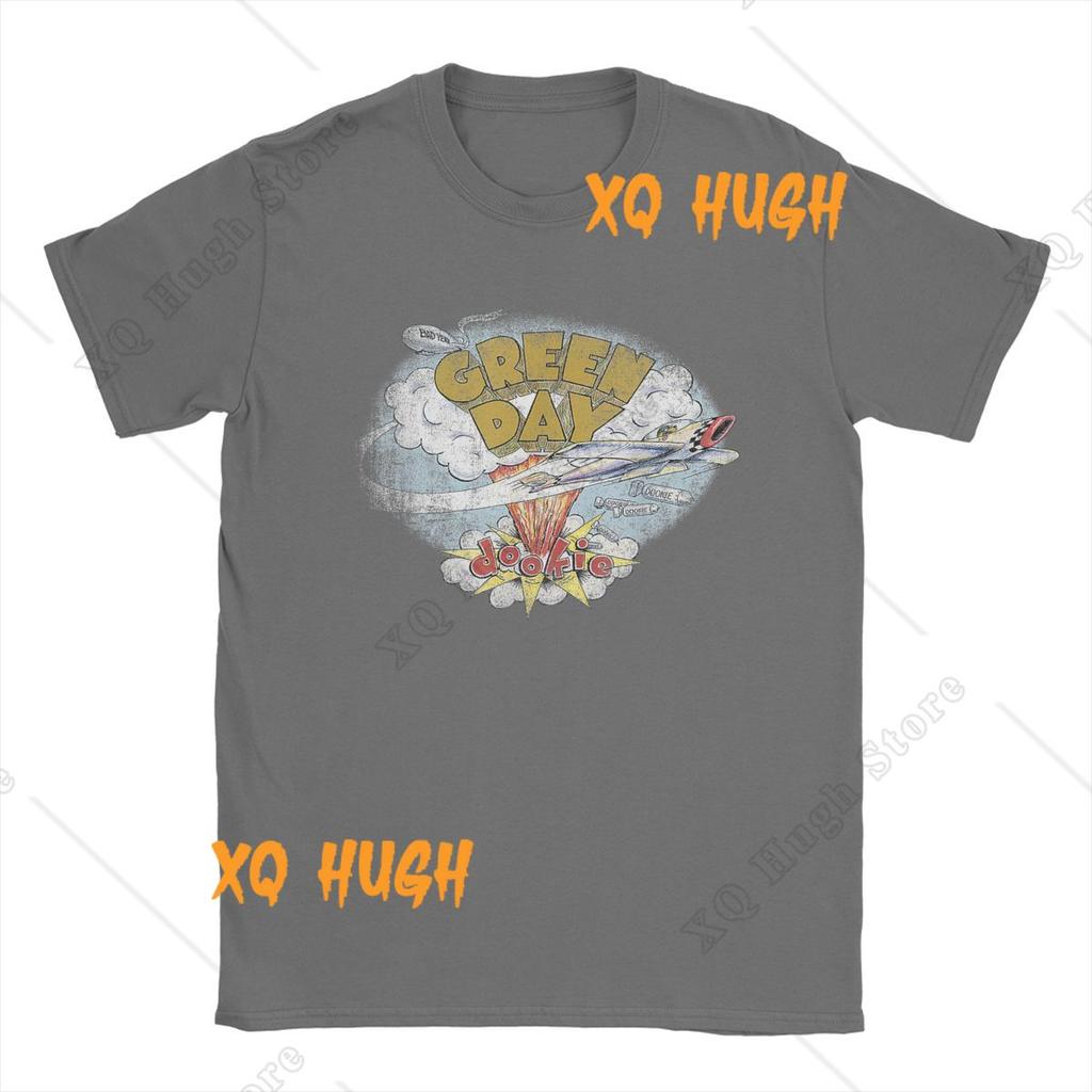 Men Green Days T-Shirtler Fresh Dookie Saviors Hip Hop Hayranları Hediye %100 Pamuk Üstler Kısa Kollu Yuvarlak Yaka Tişört Büyük Beden Tişört
