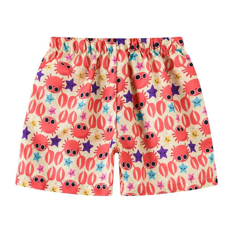 Kids Boys Print Swimming Shorts Causal Beach Shorts Drawstring and Side Pockets Design Swim Trunks