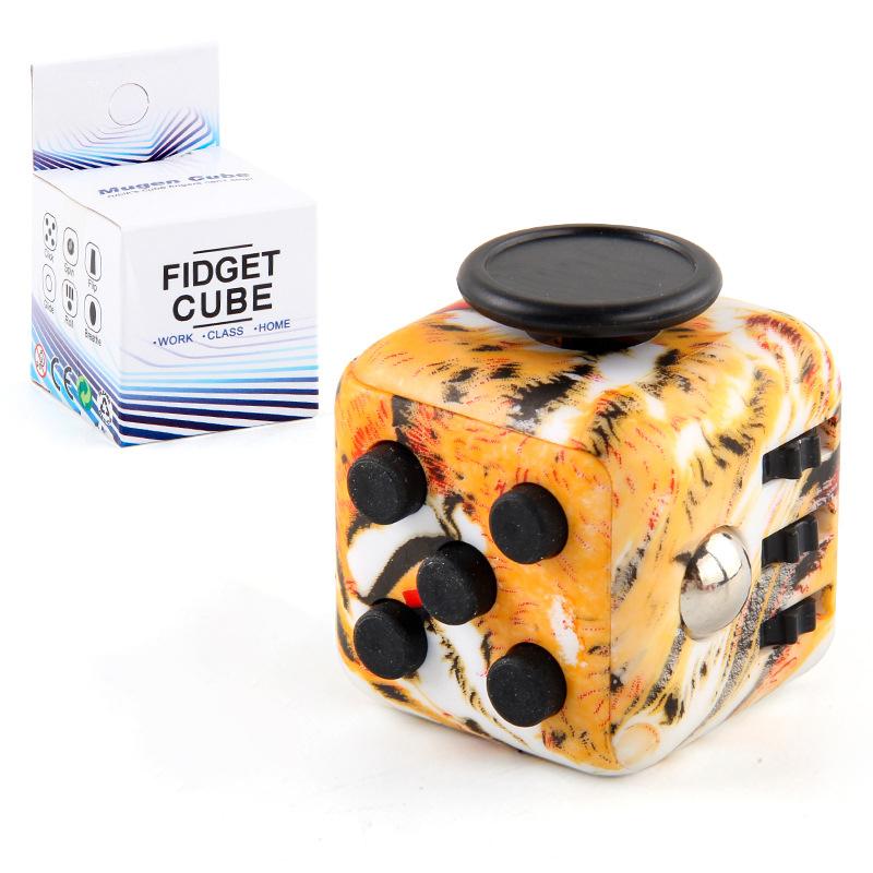 4 Pack Fidget Cube Fidget Toy,Magic Cube Stress and Anxiety Relief Toy,Infinity Cube Fidget Toy Cube Relaxing Hand-Held,Killing Time Cool Fidget Block