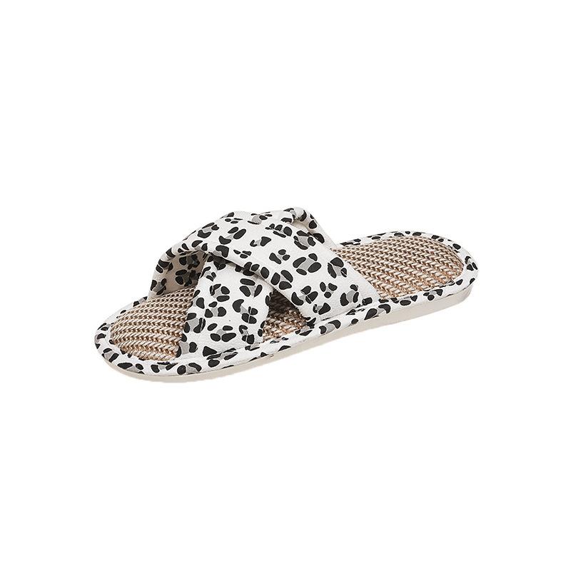 EVA rattan straw mat linen slippers home men and women guests mop indoor and outdoor wooden floor cool slippers Cixi manufacturer