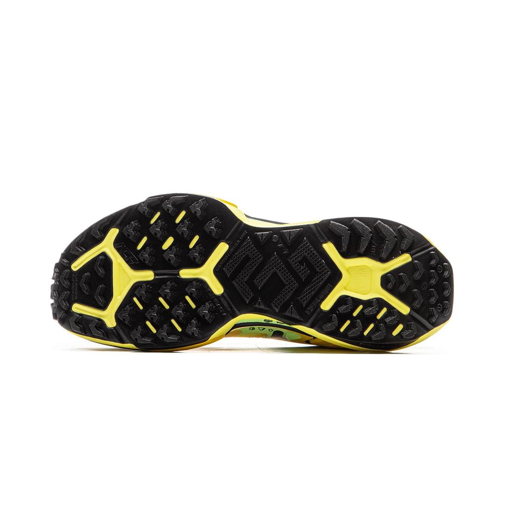 Li Ning Slip Resistant Abrasion Resistant Low Top Trail Running Shoes Men's Yellow ARNV011-3