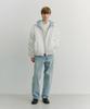 Dunst For Men Logo Windbreaker_Unisex_Udju6A113_White / Soft Blue