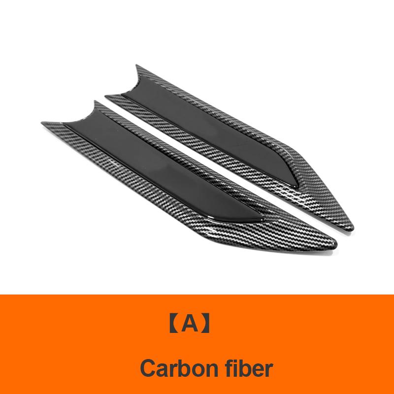 For Honda CRV CR-V 2017 2018     5th Hybrid ABS Car Leaf Board Decoration On Shark Gills Side Trim Strip Sticker