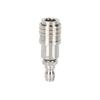 Stainless Steel Self Locking 1/4 Quick Connect Male Connector for MotherType Systems in Automotive and Industrial Settings
