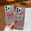 Three-dimensional Bow Rhinestone Mobile Phone Case for IPhone 17 Promax Shiny Color for IPhone 16 Protective Case Luxury