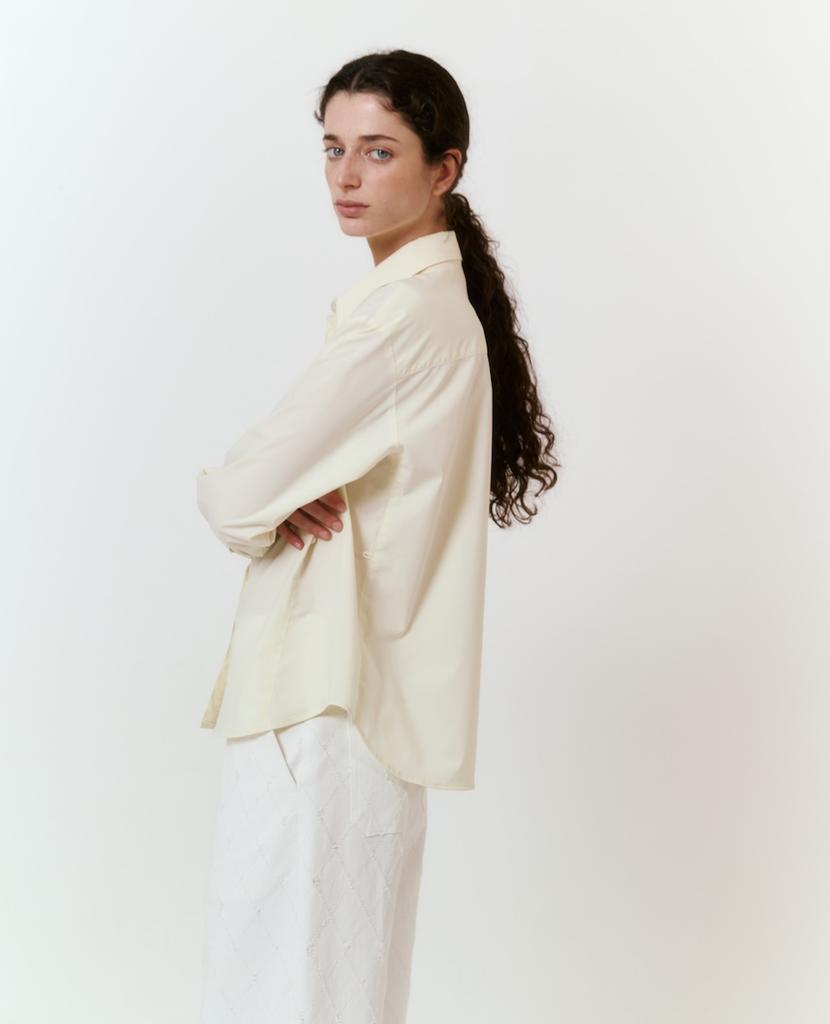 Maggie Easy Fit Shirt (Cream)