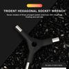 6 In 1 Bike Hex Allen Wrench Y Shape 3 Way Interchangeable Bits Carbon Steel Bicycle Hand Repair Tool Kit T25 Ph2 Screwdriver