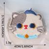 Cartoon Embroidery Label Cute Animal Avatar Badge Cloth Label Clothing Accessories Patch Decoration Self-Adhesive Embroidery Cloth Sticker