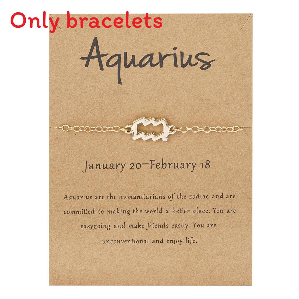 Unisex Zodiac Symbol Chain Jewelry With Alloy Material For Travel Souvenir And Personal Gift