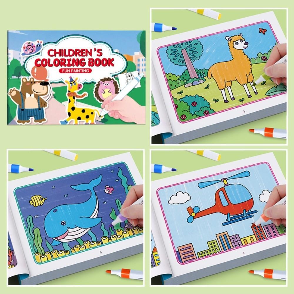 Baby Coloring Books Animals Drawing Toy Children's Drawing Book  Home Activity
