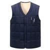 Men 'S Waterproof Winter White Waistcoat Vest V -Neck Waistcoat Sleeveless Jacket