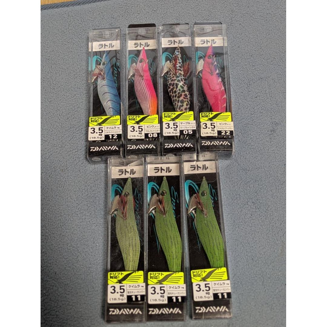 Used Daiwa Emeraldas Rattle 7 piece set New, unused