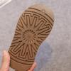 Children's Korean-Style Winter Snow Shoes - Plush Leather & Warm Fur 2025