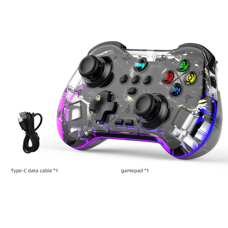 

VILCORN Z01F беспроводной игровой контроллер для PS4 RGB геймпад для Nintendo Switch/Android/IOS/ПК с эффектом Холла джойстики триггер