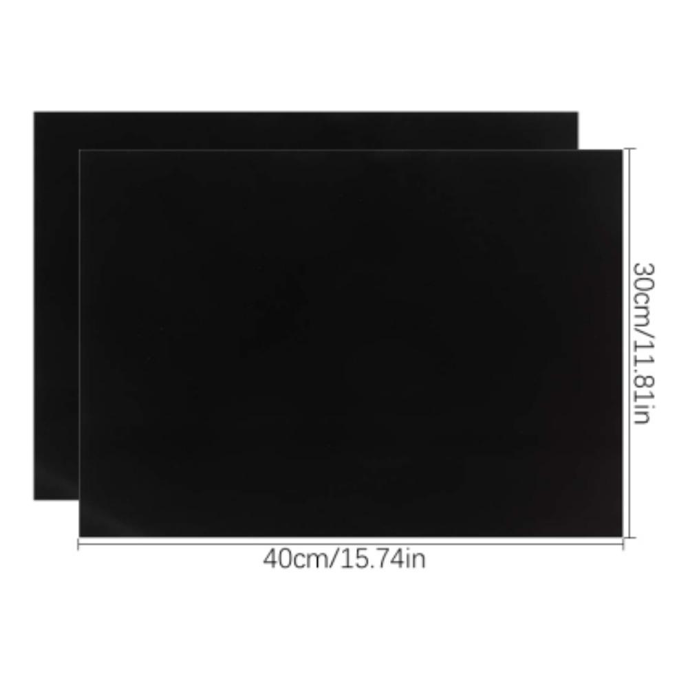 Non-stick Grill Mat, 60x40 Cm, Heat-resistant Cooking Plate, Grill Cleaning Utensil, for Electric Oven, Microwave, Gas Grill
